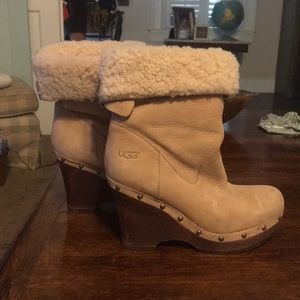 UGG wedges worn twice